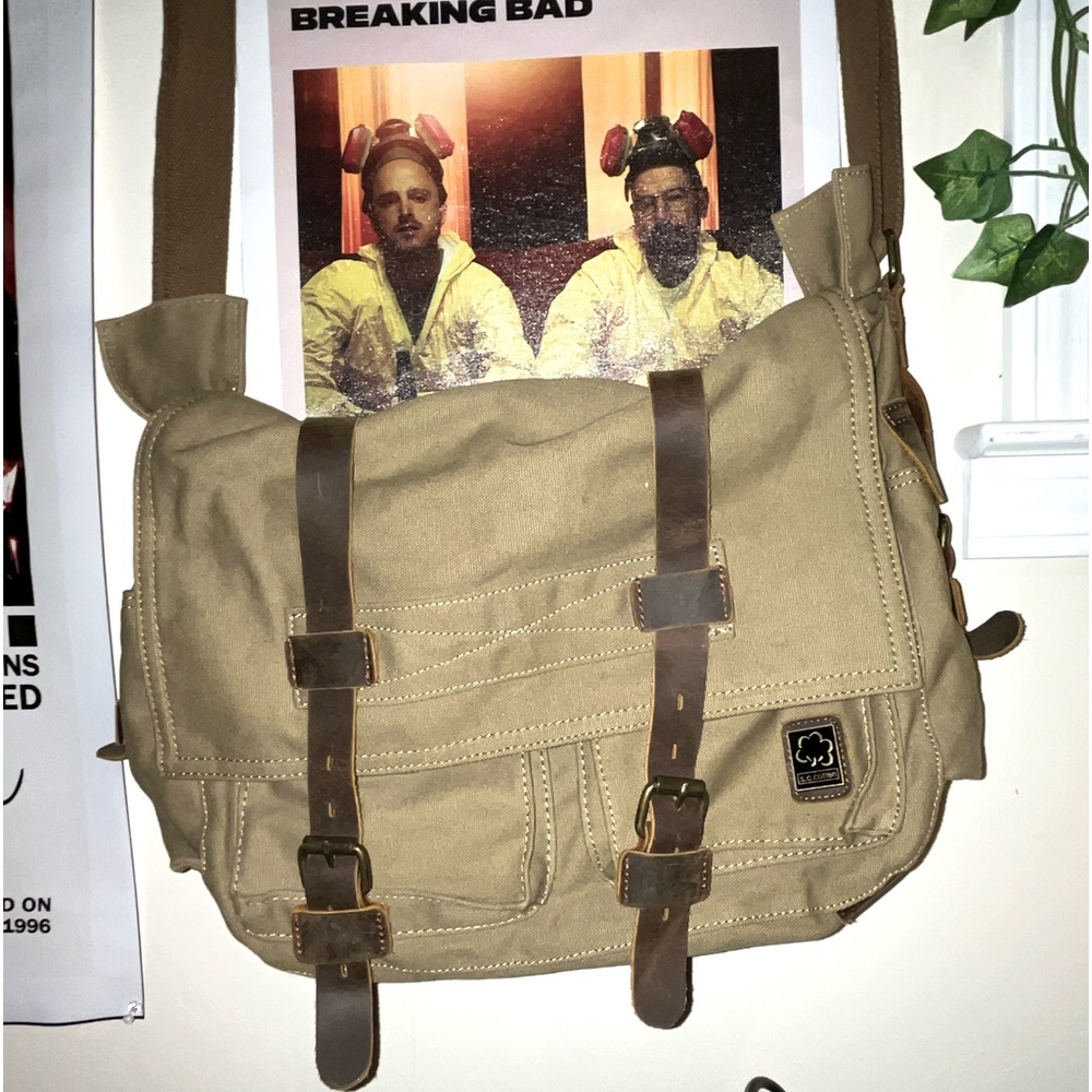 Grunge messenger bag